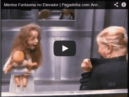 Pegadinha da menina fantasma no elevador